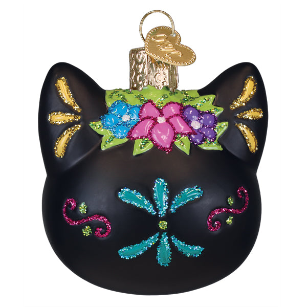 Dia De Los Muertos Cat Ornament