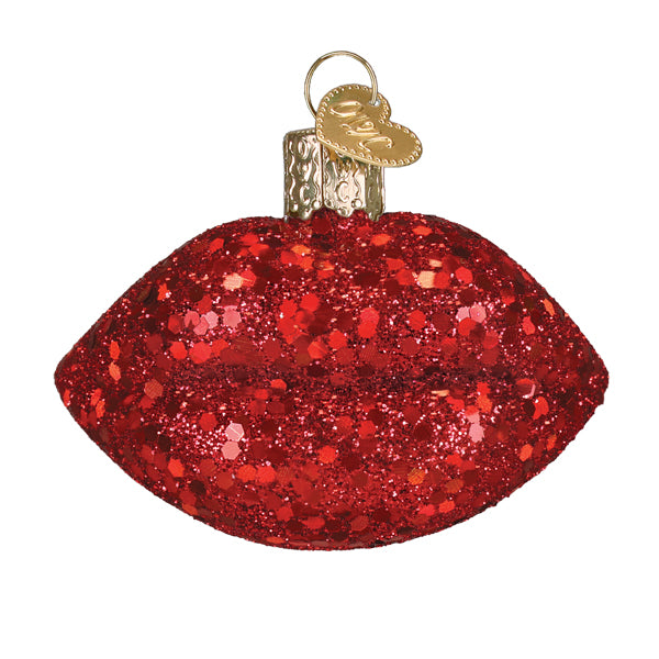 Jeweled Lips Ornament