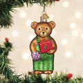 Corduroy Holding Book Ornament