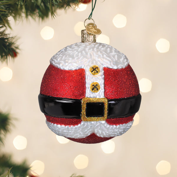Mr. Claus Round Ornament